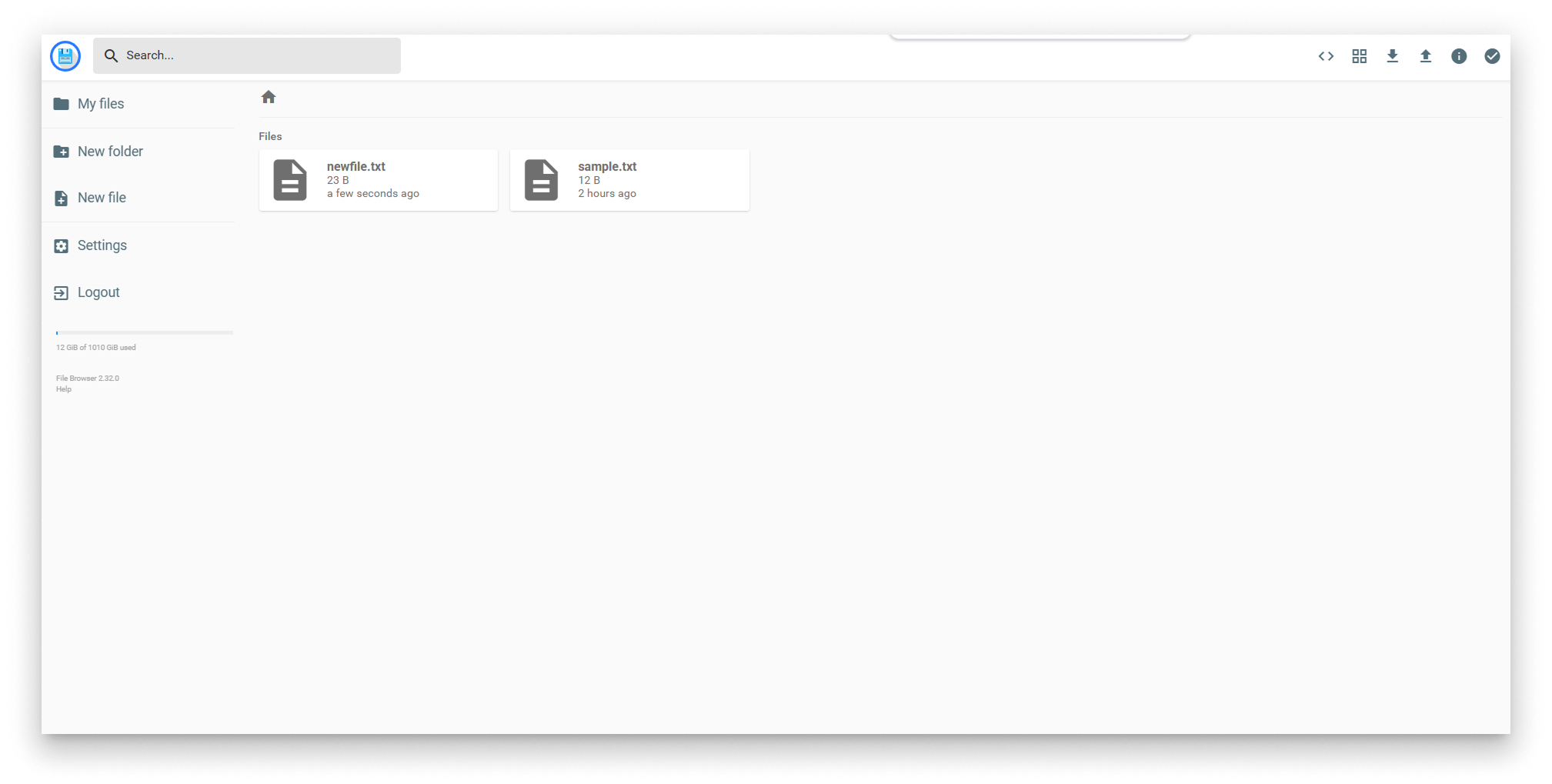Data folder contents Data folder contents