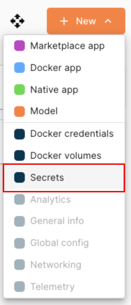 Adding a New Secrets Card