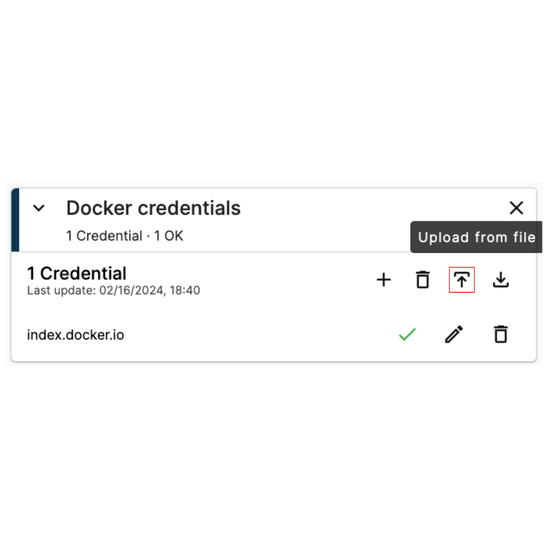 Credentials File Credentials File