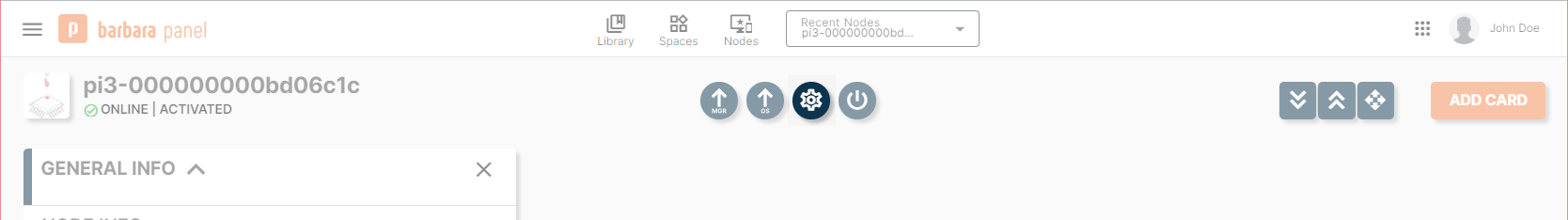 Advanced Config Button