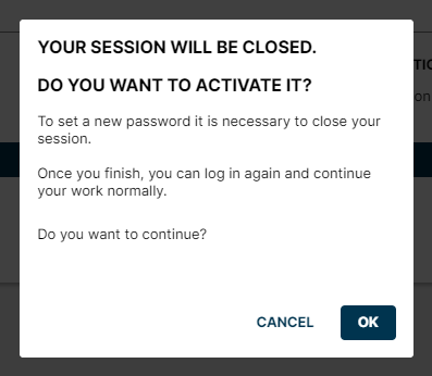 Close Session Pop-Up Close Session Pop-Up