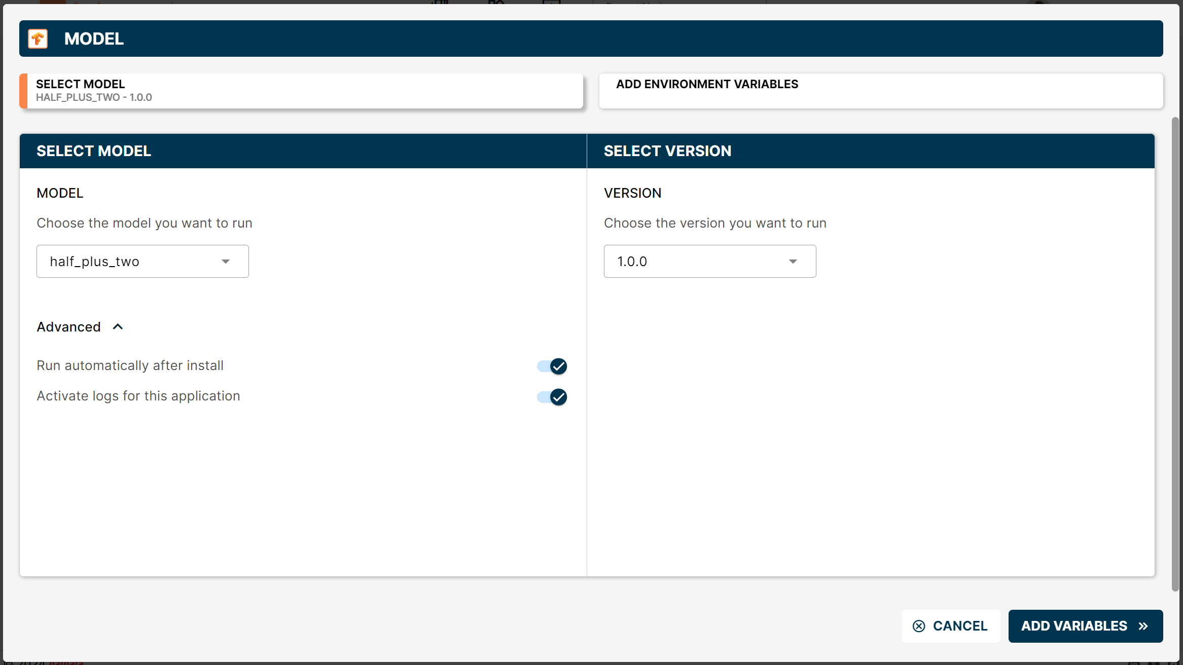 Select Model Select Model
