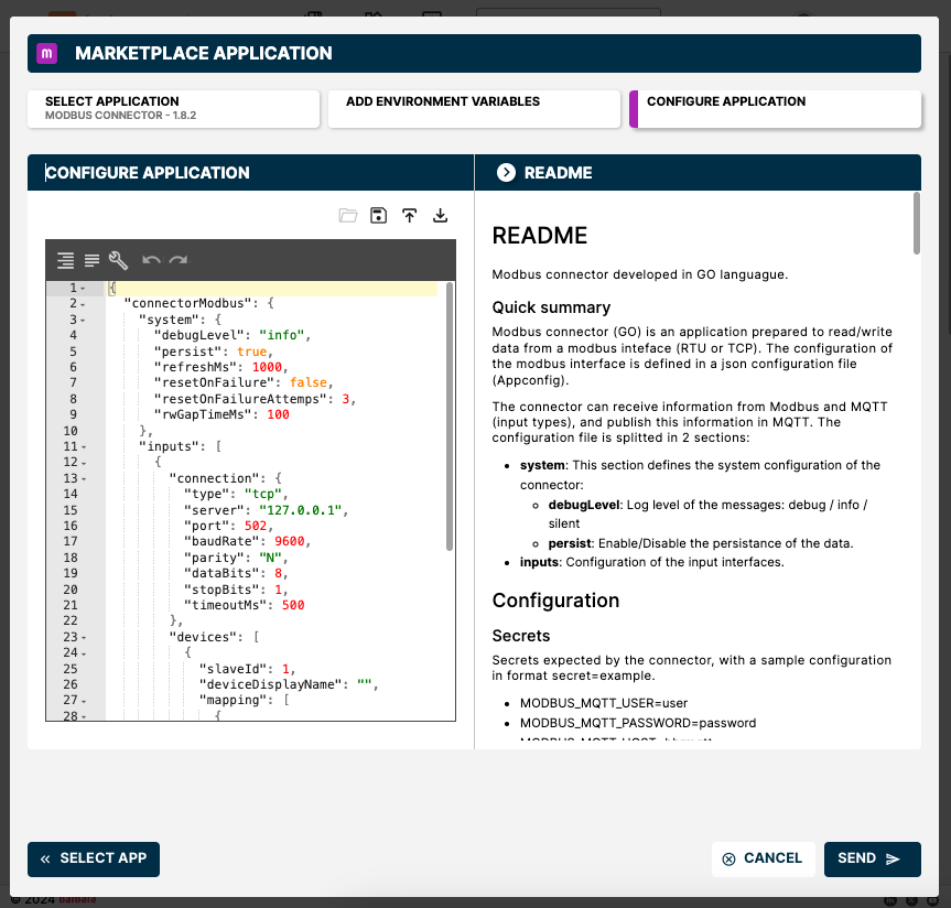 Additional configuration Additional configuration