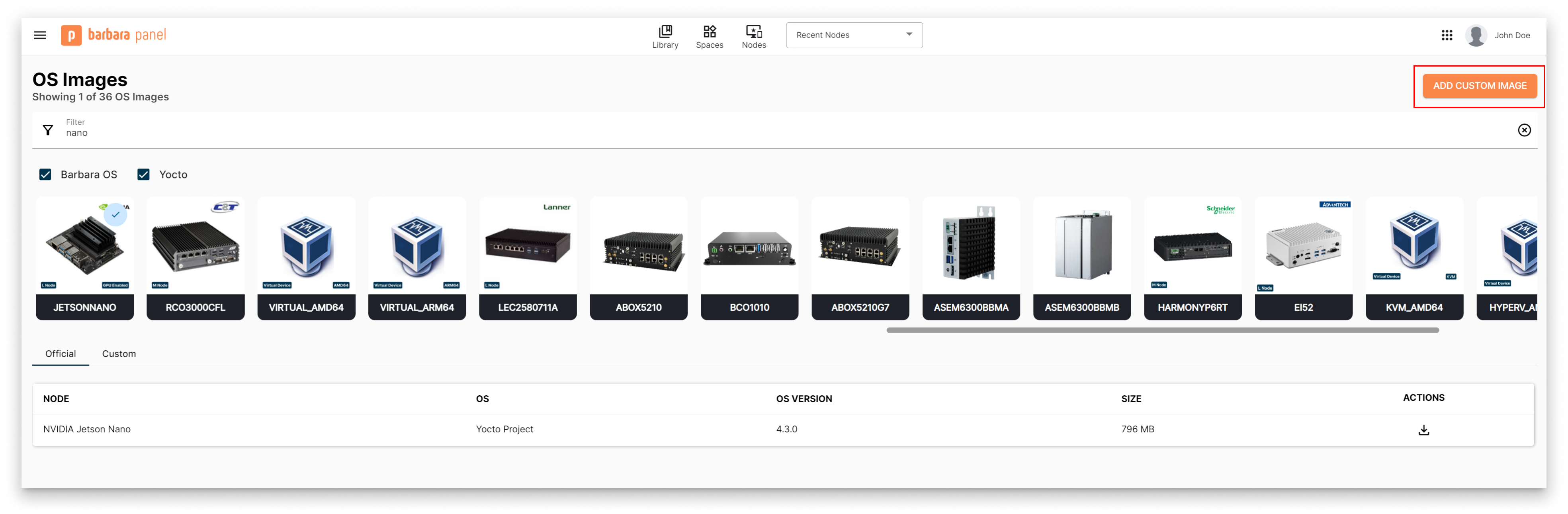 Adding a Custom Image Adding a Custom Image