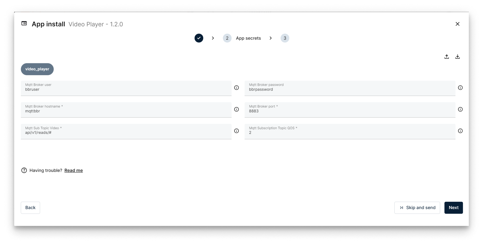 Add App Secrets Add App Secrets