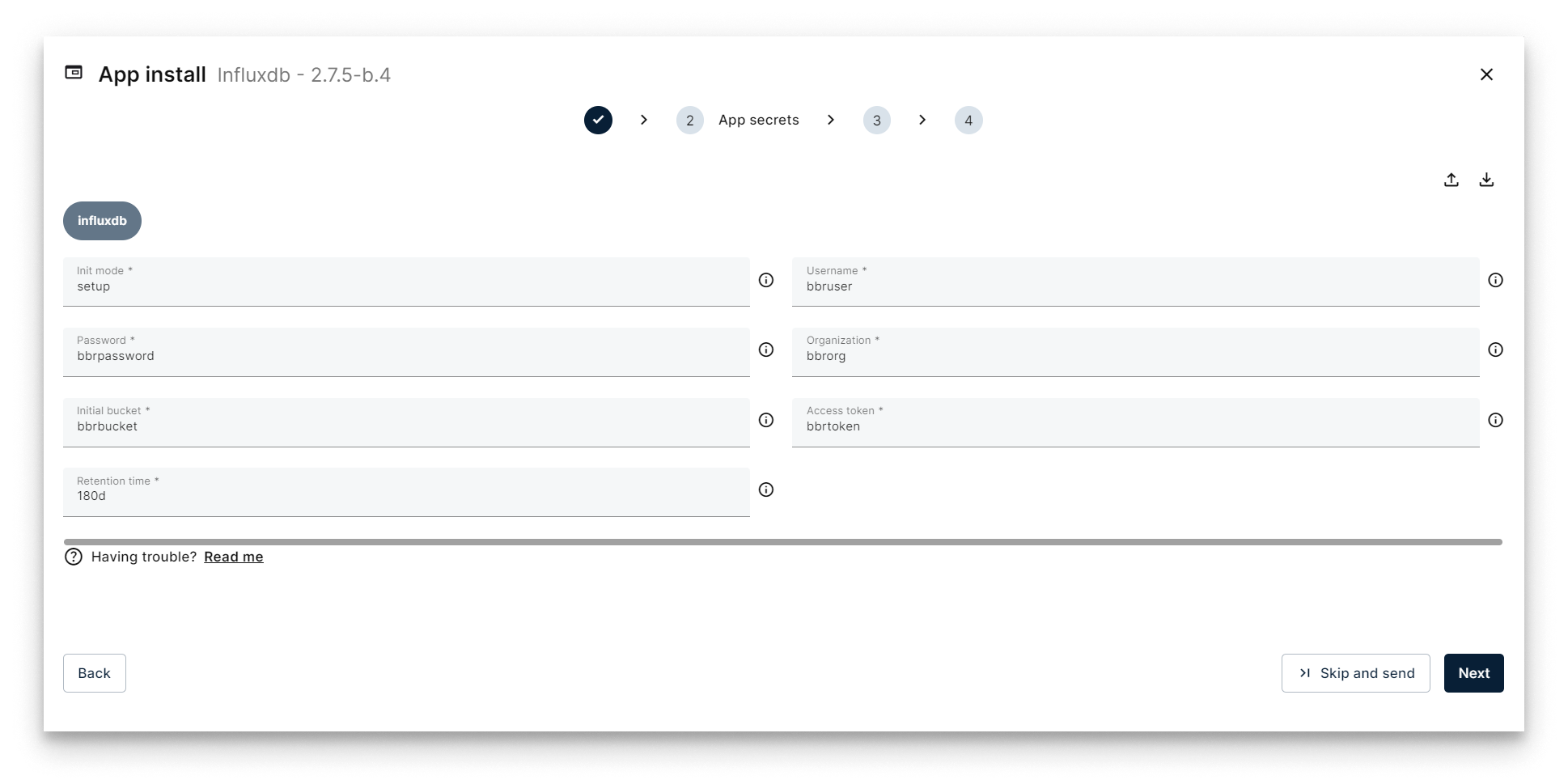 Add App Secrets Add App Secrets