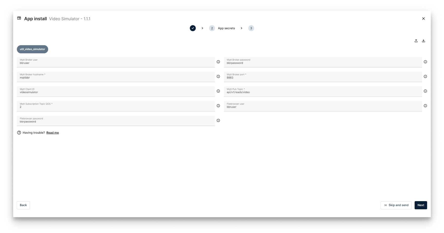 Add App Secrets Add App Secrets
