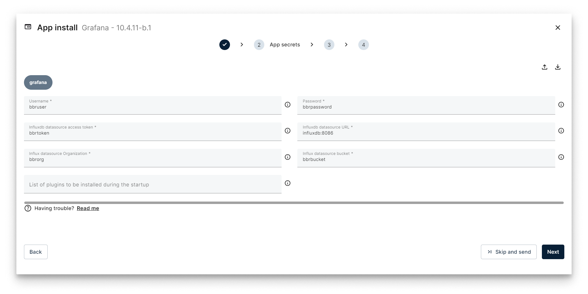 Add App Secrets Add App Secrets