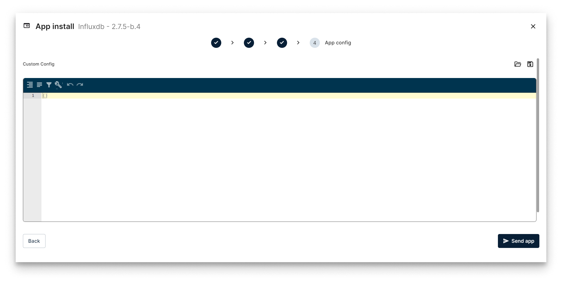 Configure Application Configure Application