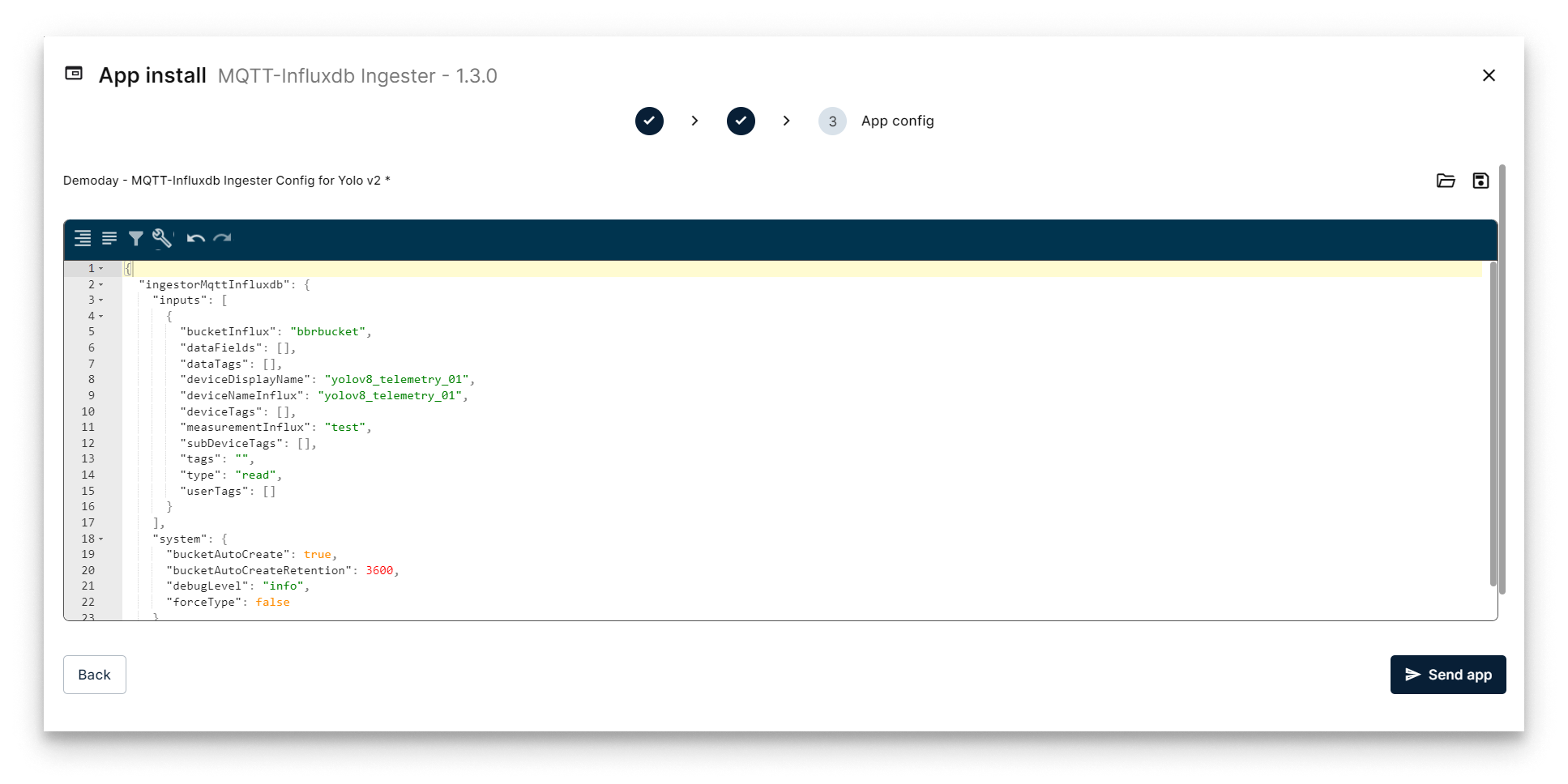 Configure Application Configure Application