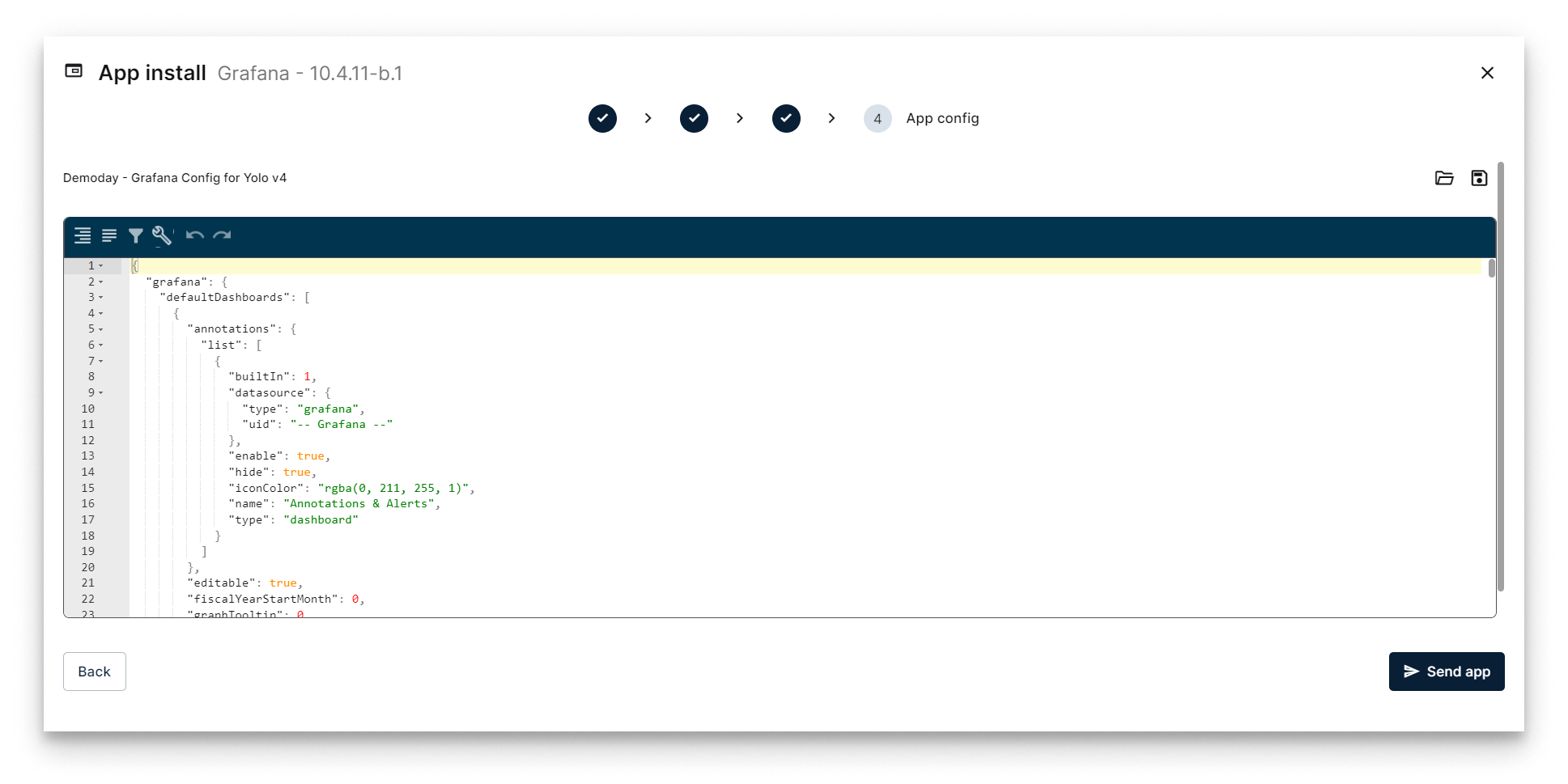 Configure Application Configure Application