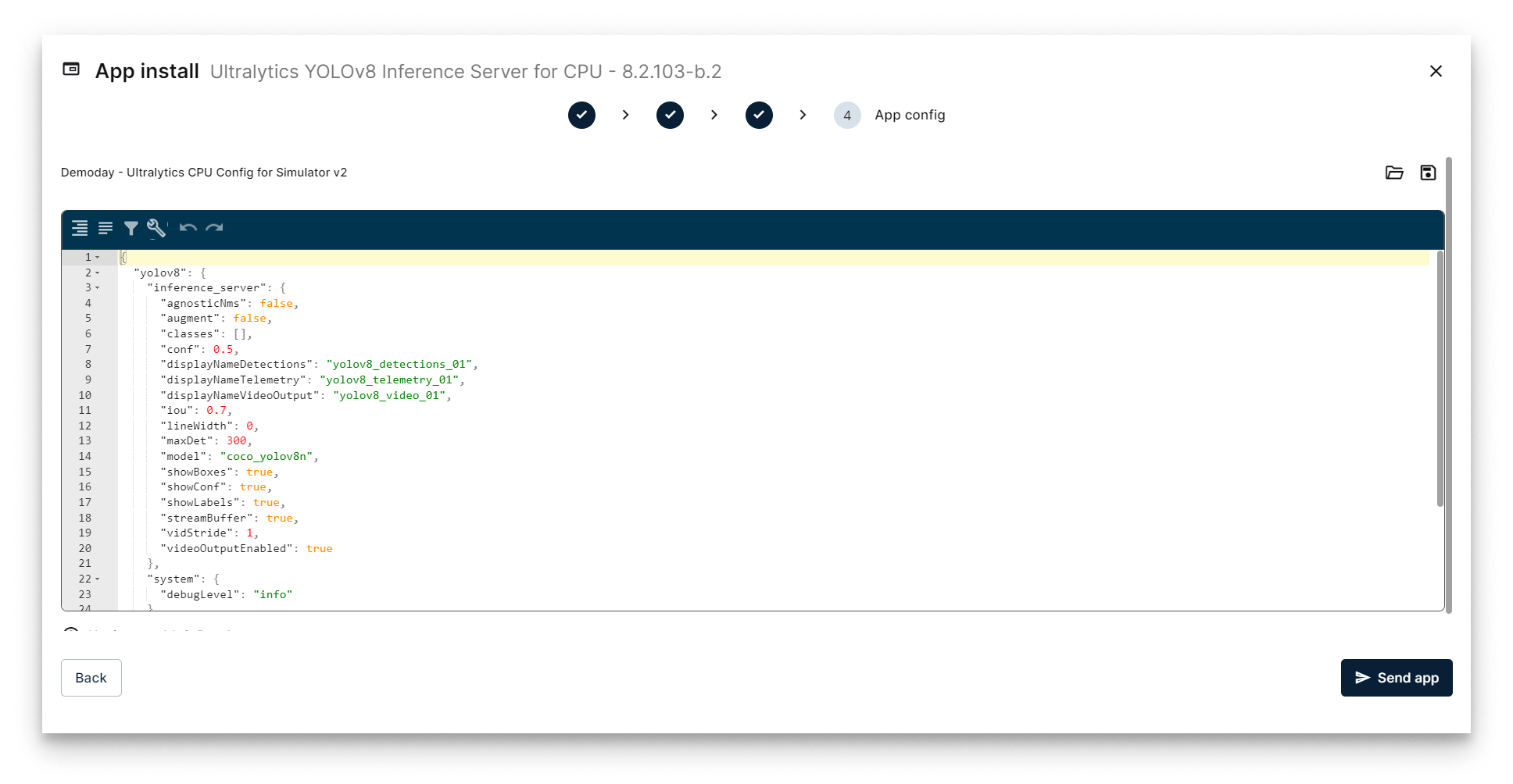 Configure Application Configure Application
