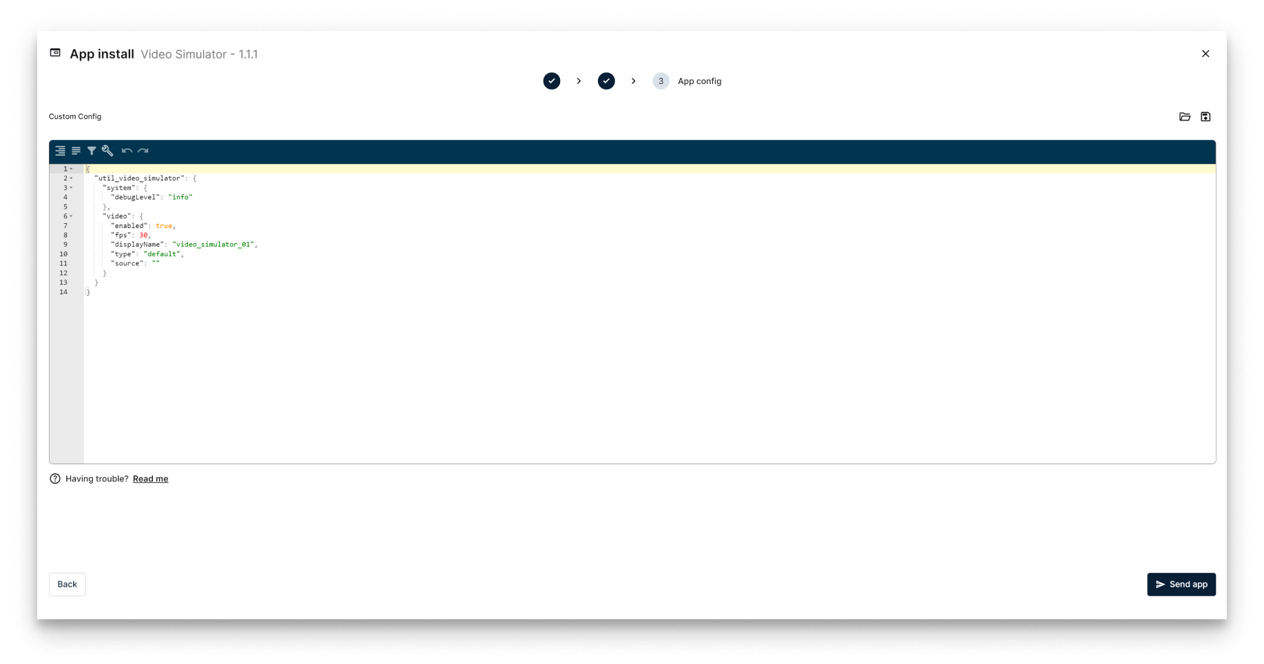 Configure Application Configure Application