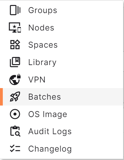 Accessing the batches view