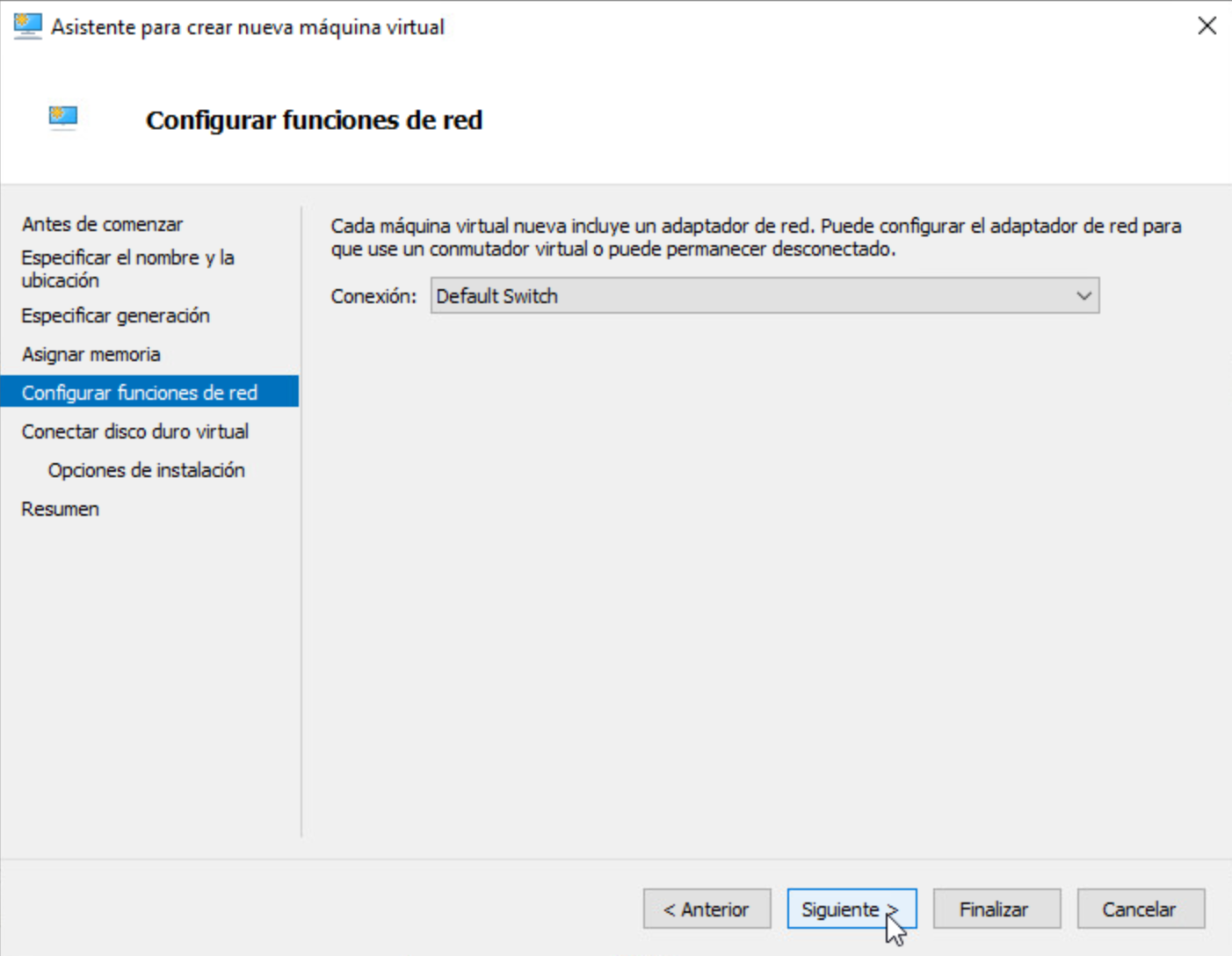 Select Default Switch
