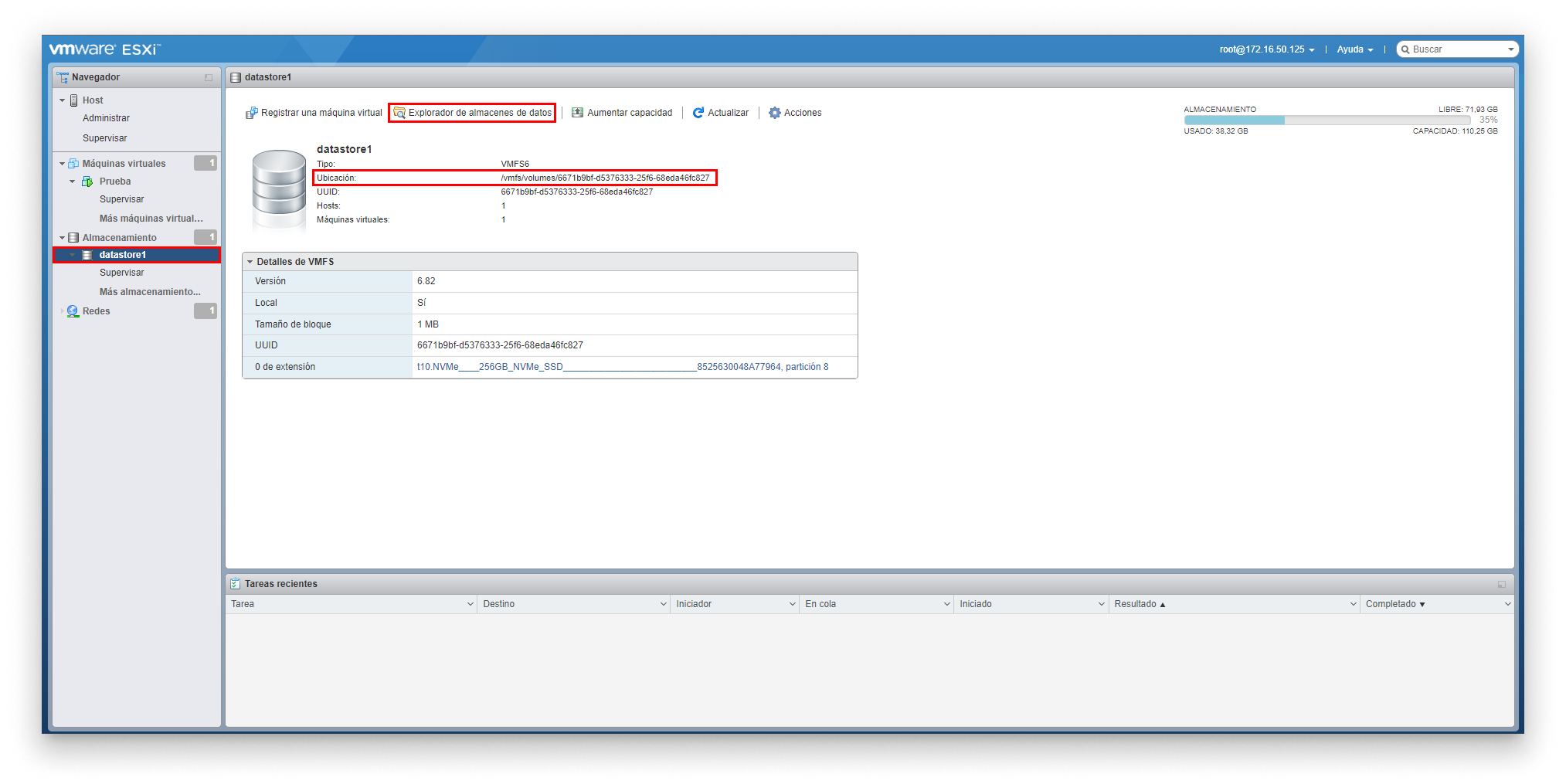 Copy Datastore path Copy Datastore path