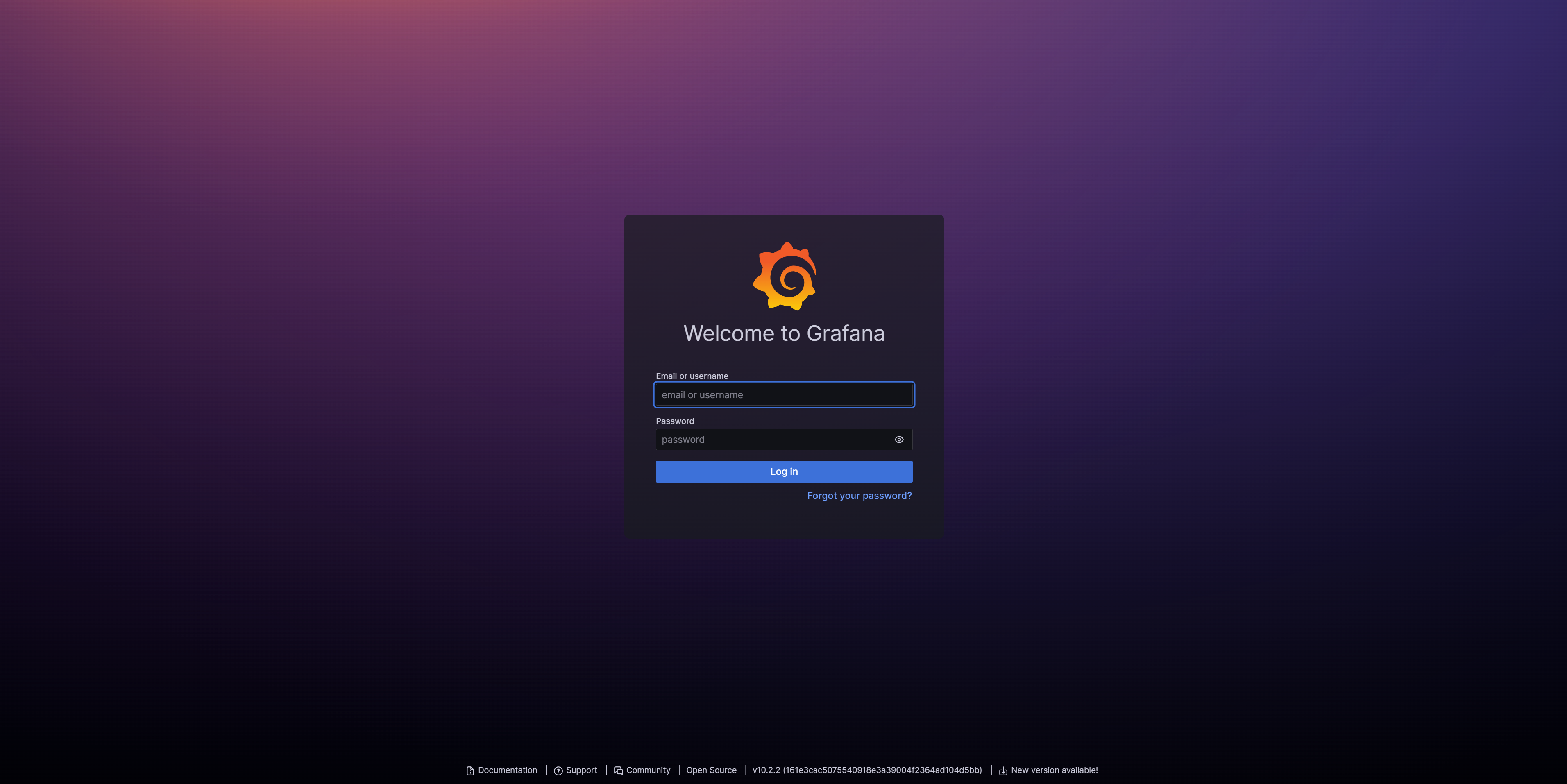 Grafana Login