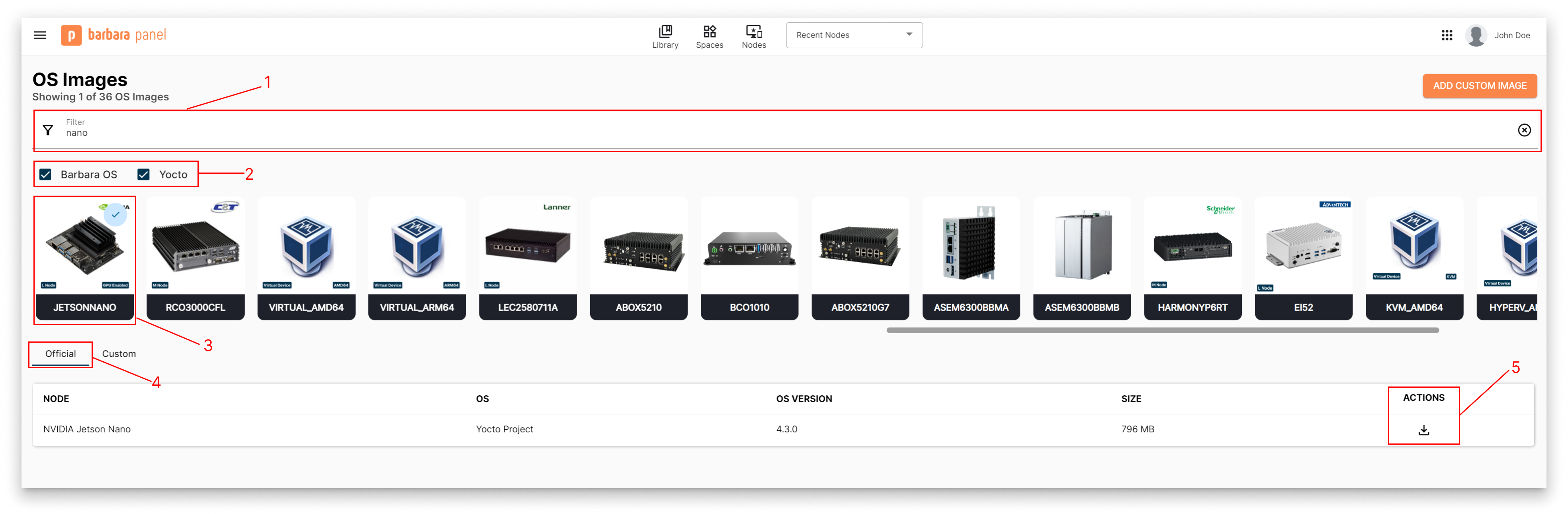 Download a Custom Image Download a Custom Image