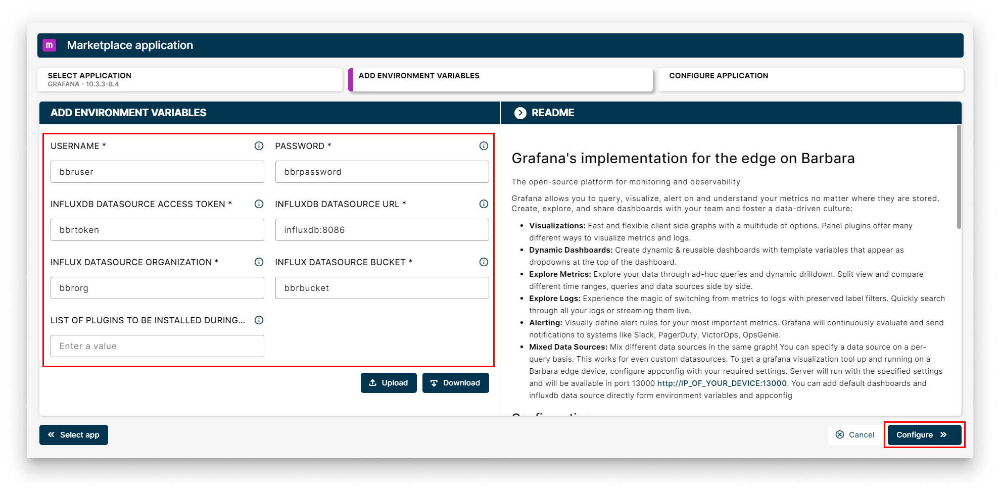 Add Env Variables Add Env Variables