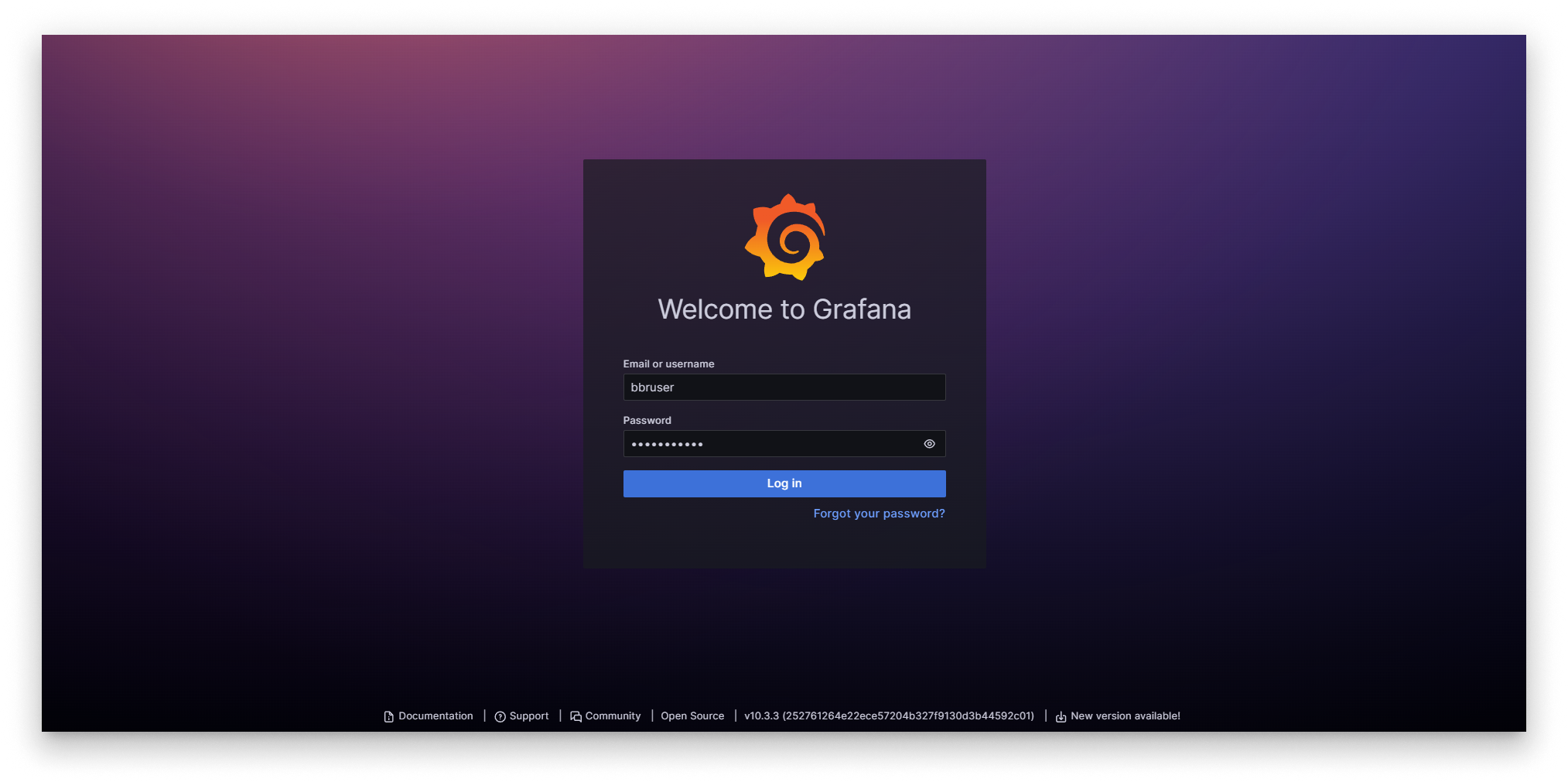 Grafana Home Grafana Home