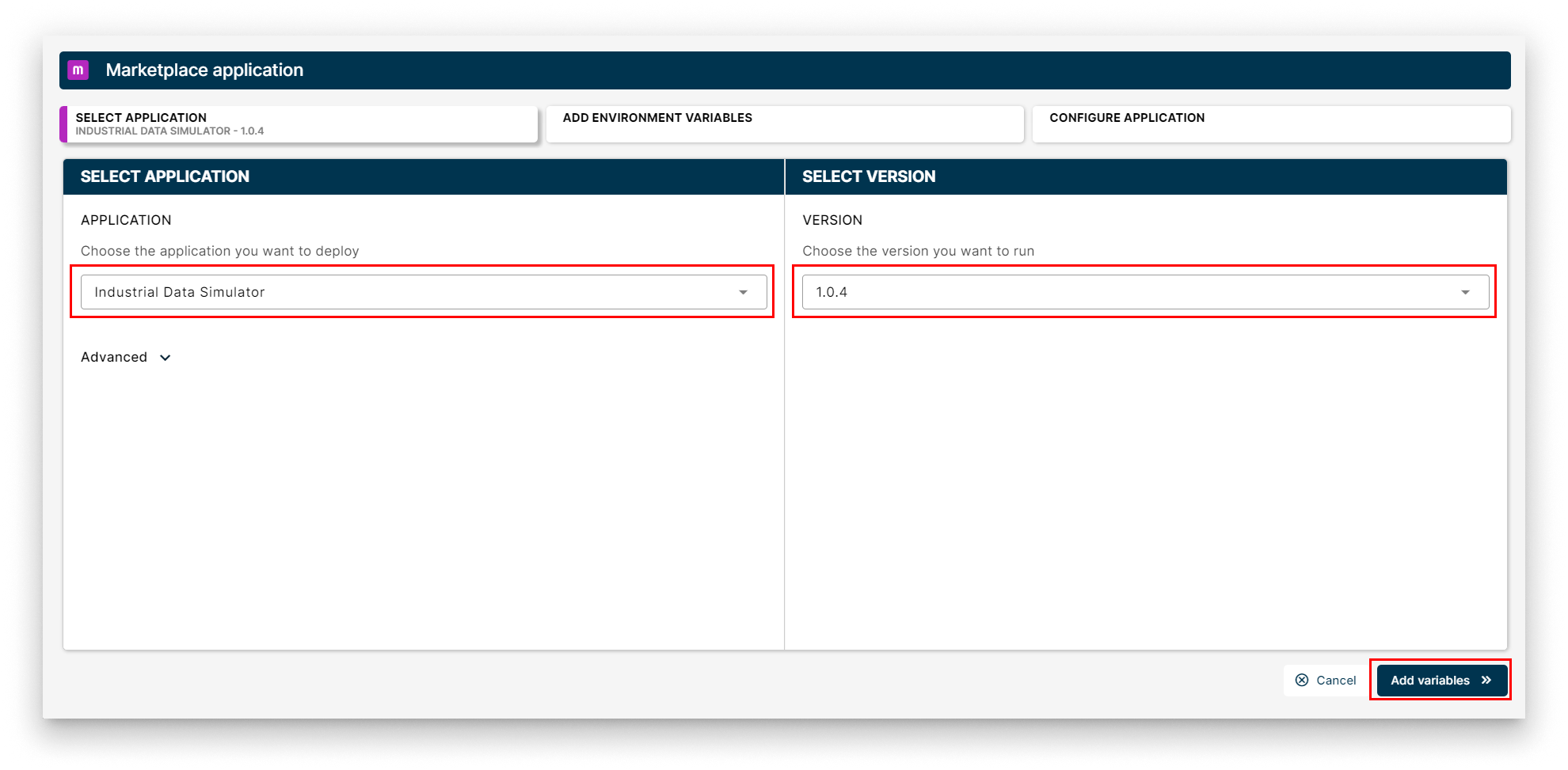 Select MQTT Broker Select MQTT Broker