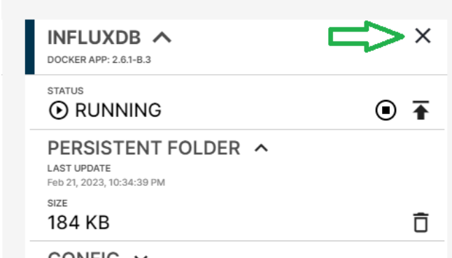How to delete an app