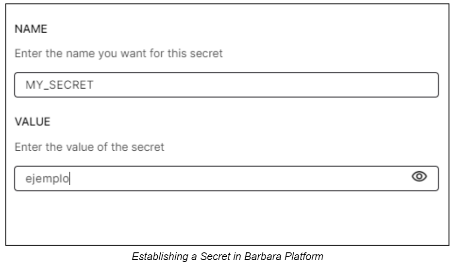 Establishing a secret