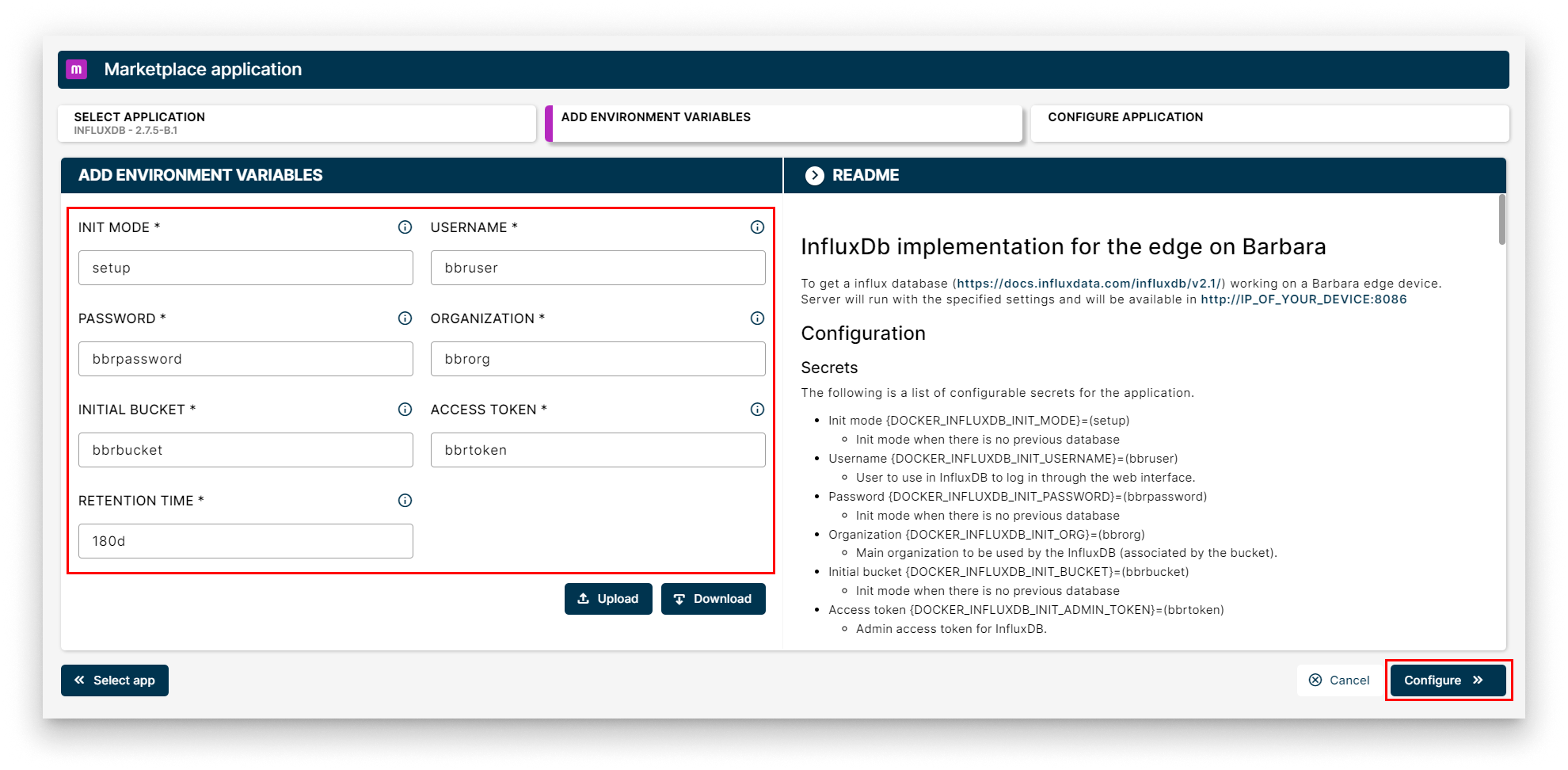 Add Env Variables Add Env Variables