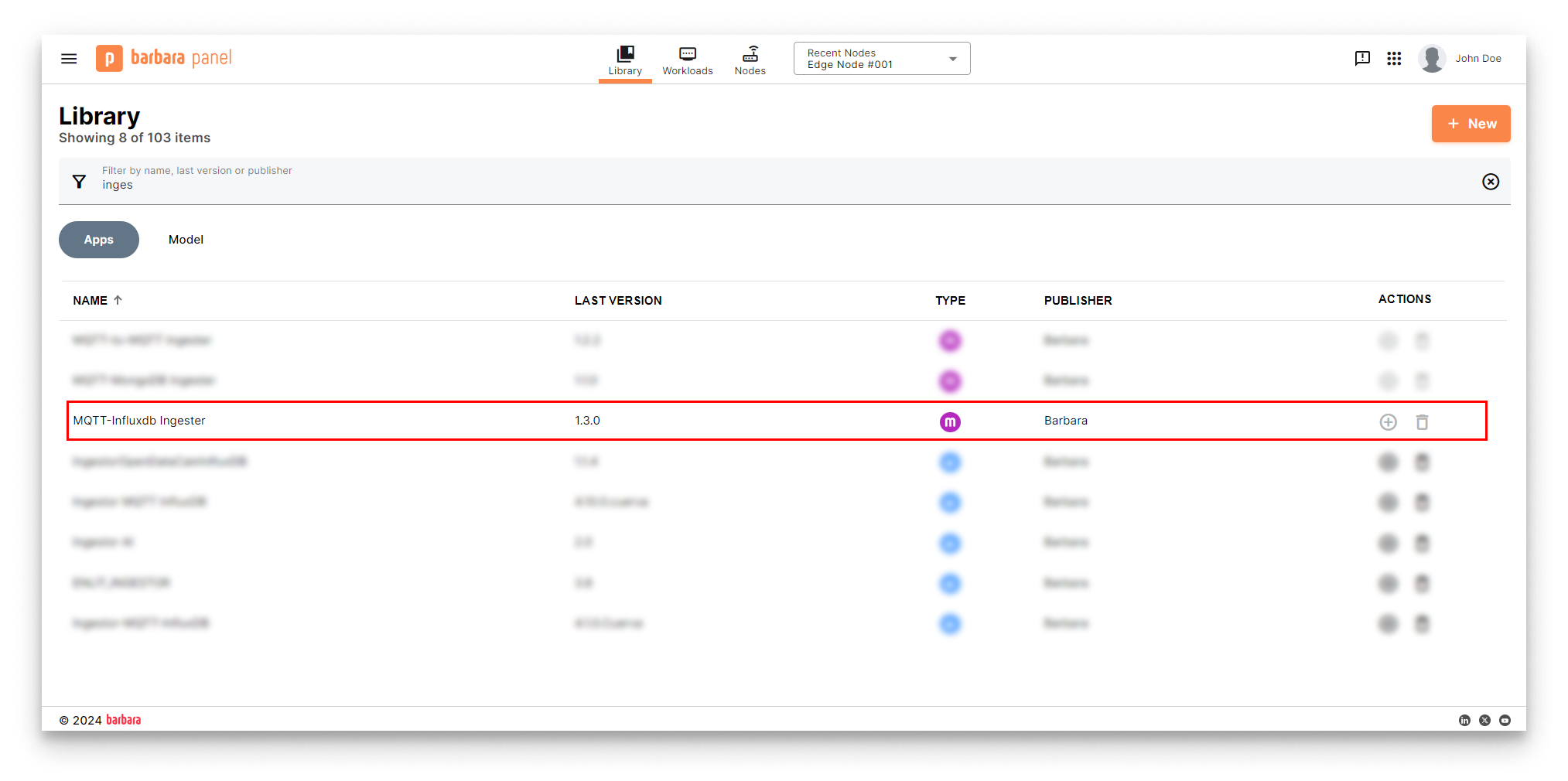 MQTT-InfluxDB Ingester in Panel's library MQTT-InfluxDB Ingester in Panel's library