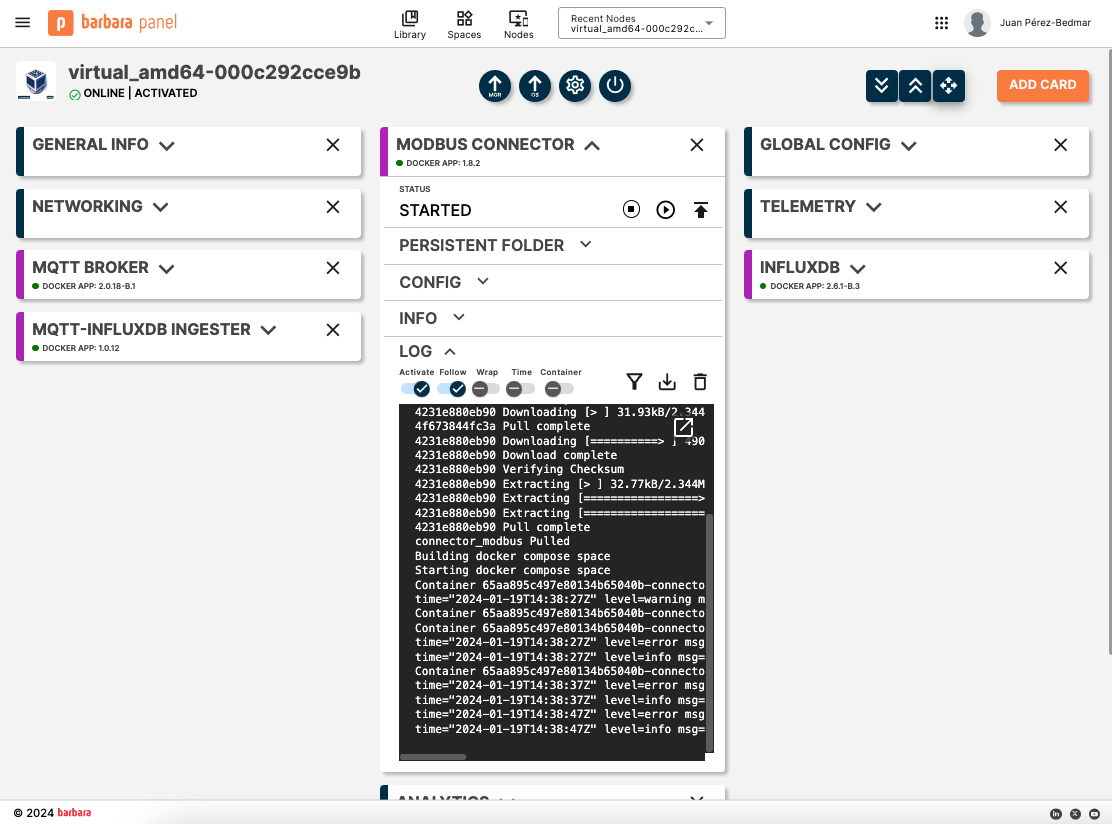 Add Modbus Connector Add Modbus Connector