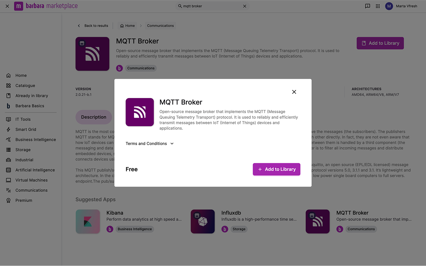 MQTT Broker in Marketplace