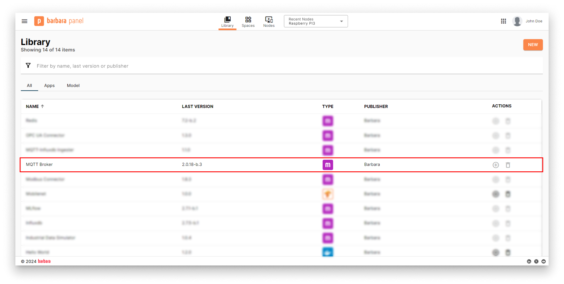 MQTT in Panel's library MQTT in Panel's library