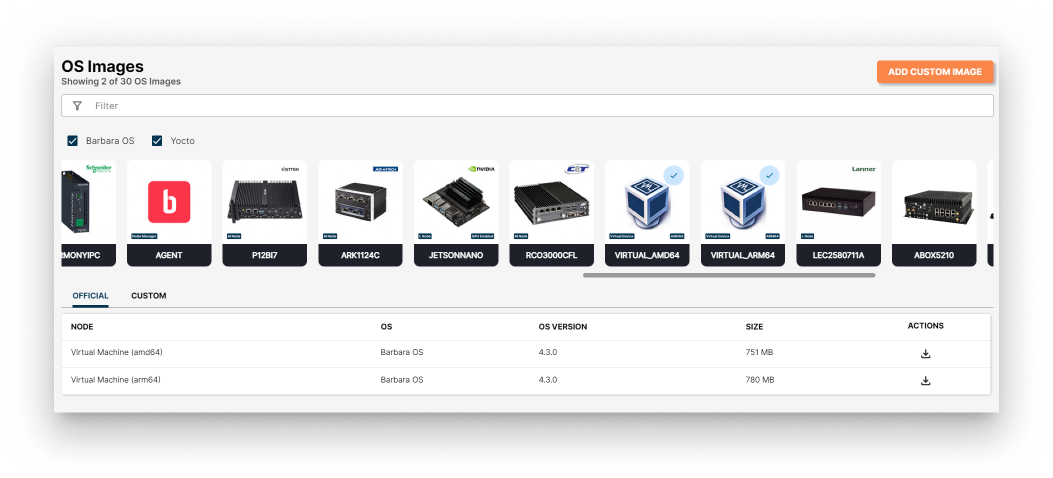 Download OS Image Download OS Image