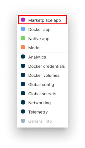 Select Marketplace Option Select Marketplace Option