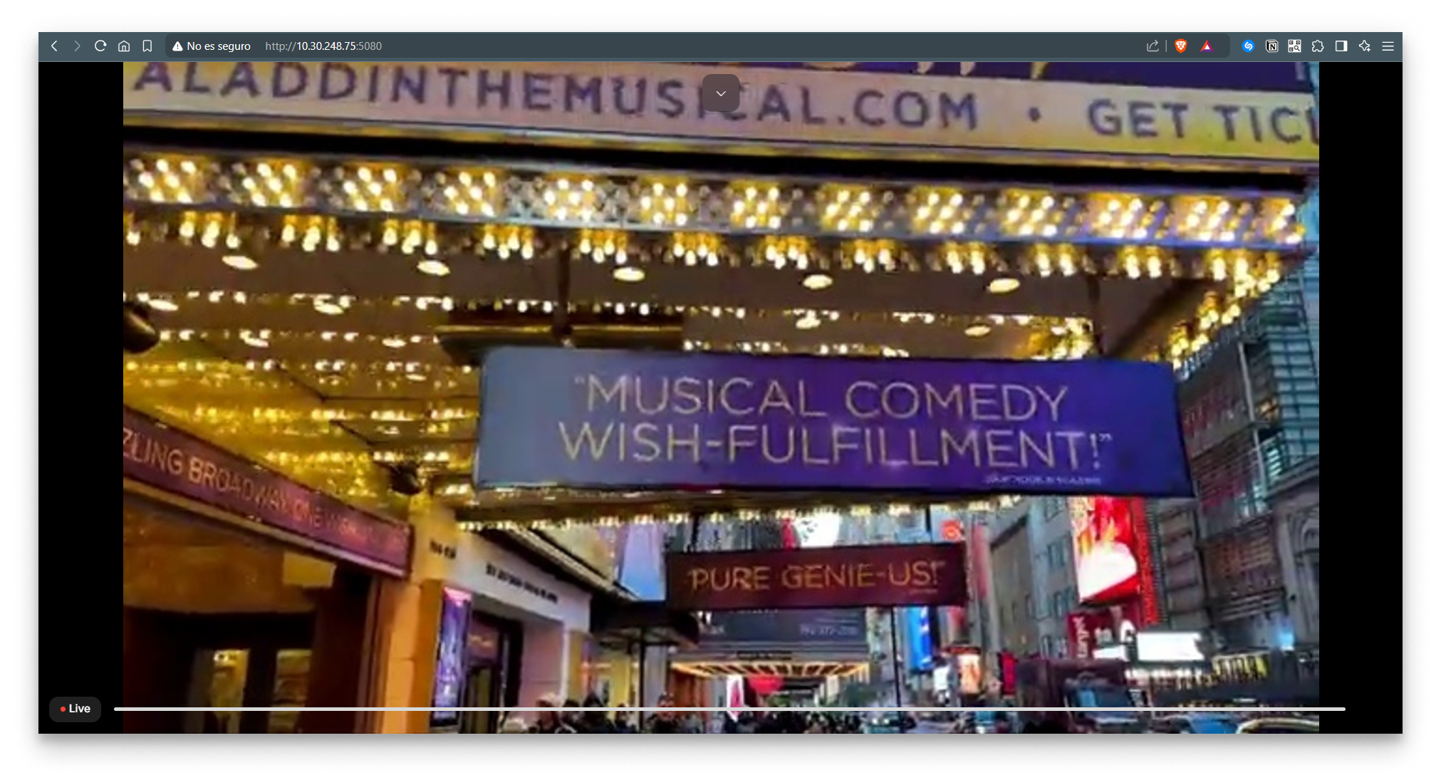 Video Player Web Interface Video Player Web Interface