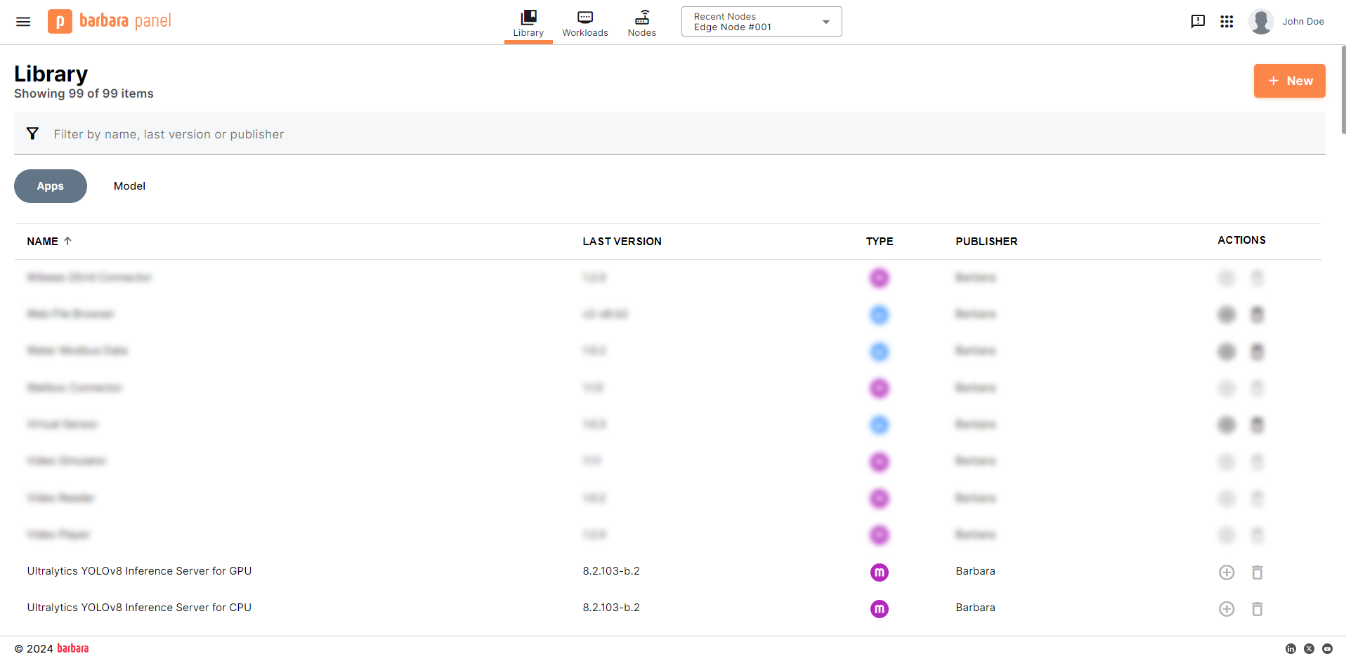 Ultralytics YOLOv8 in Panel's library Ultralytics YOLOv8 in Panel's library